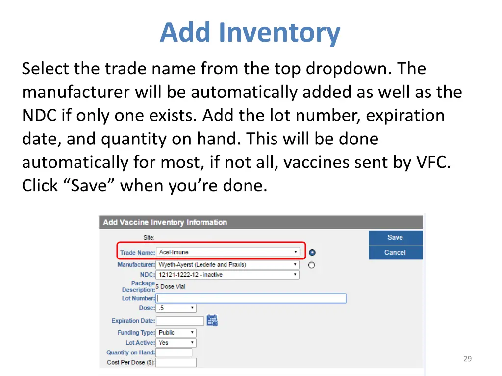 add inventory
