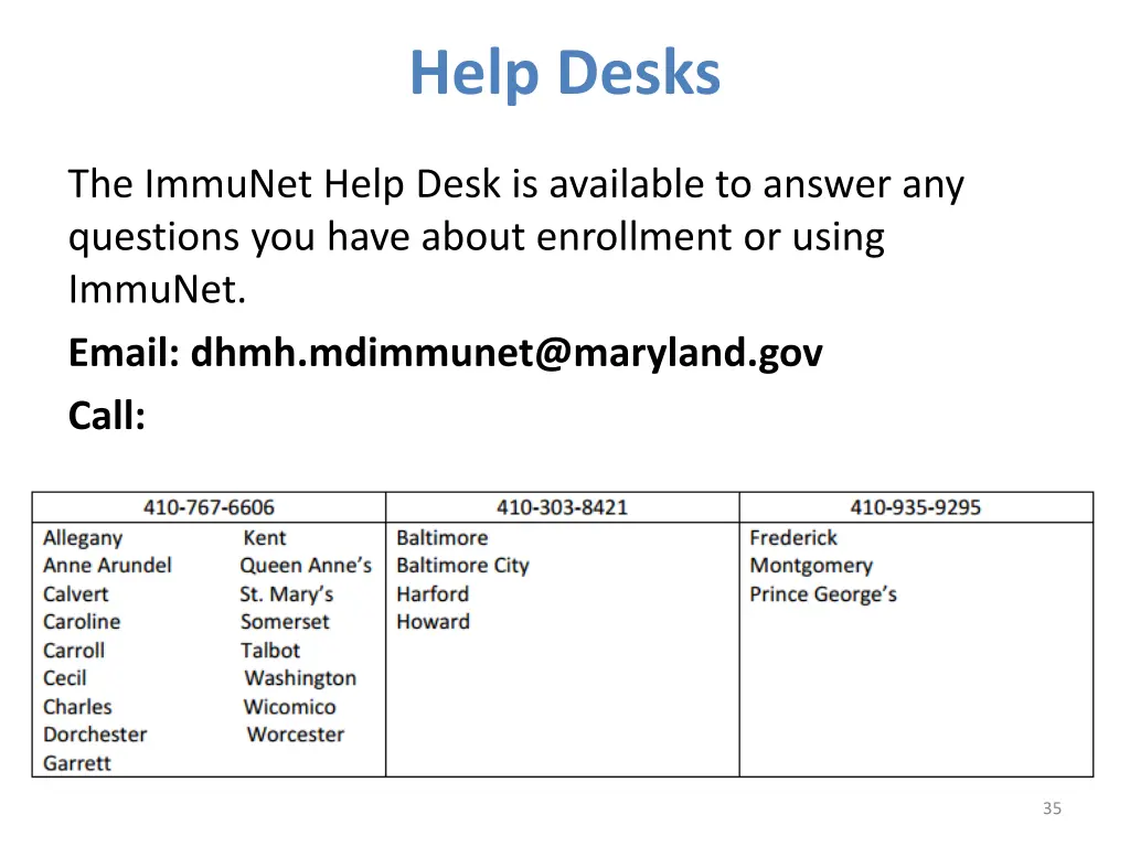 help desks