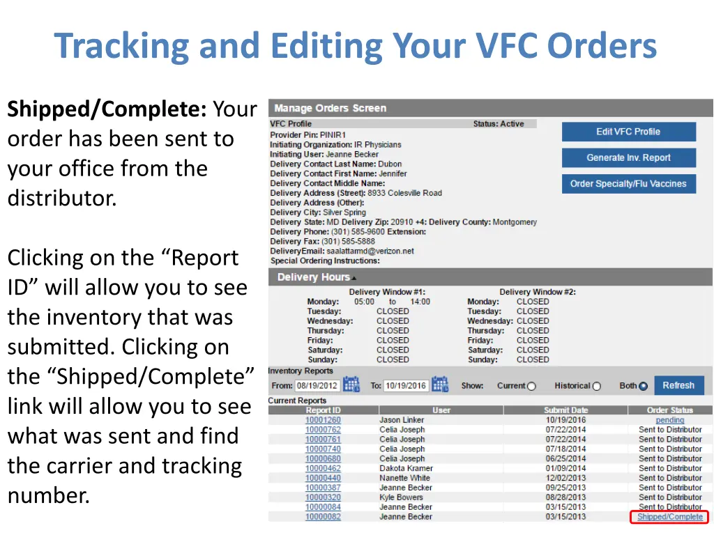 tracking and editing your vfc orders 3