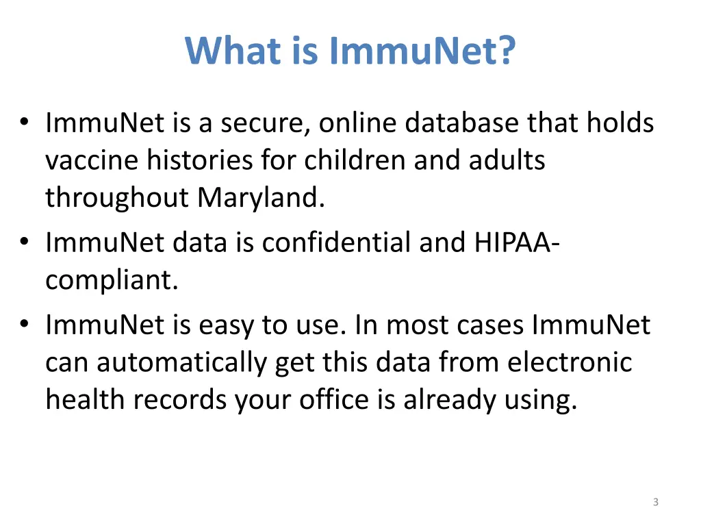 what is immunet