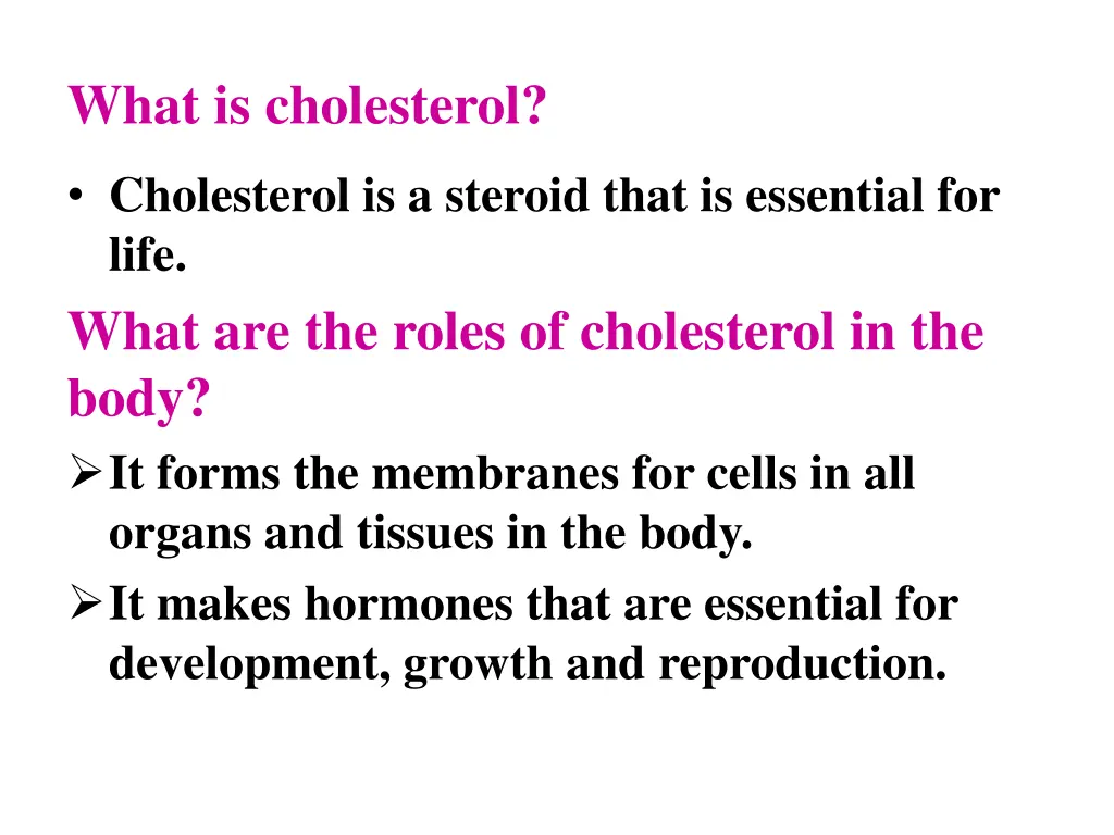 what is cholesterol