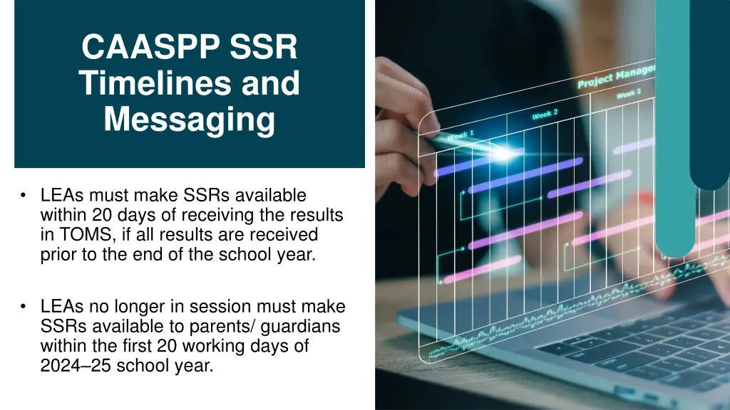 caaspp ssr timelines and messaging
