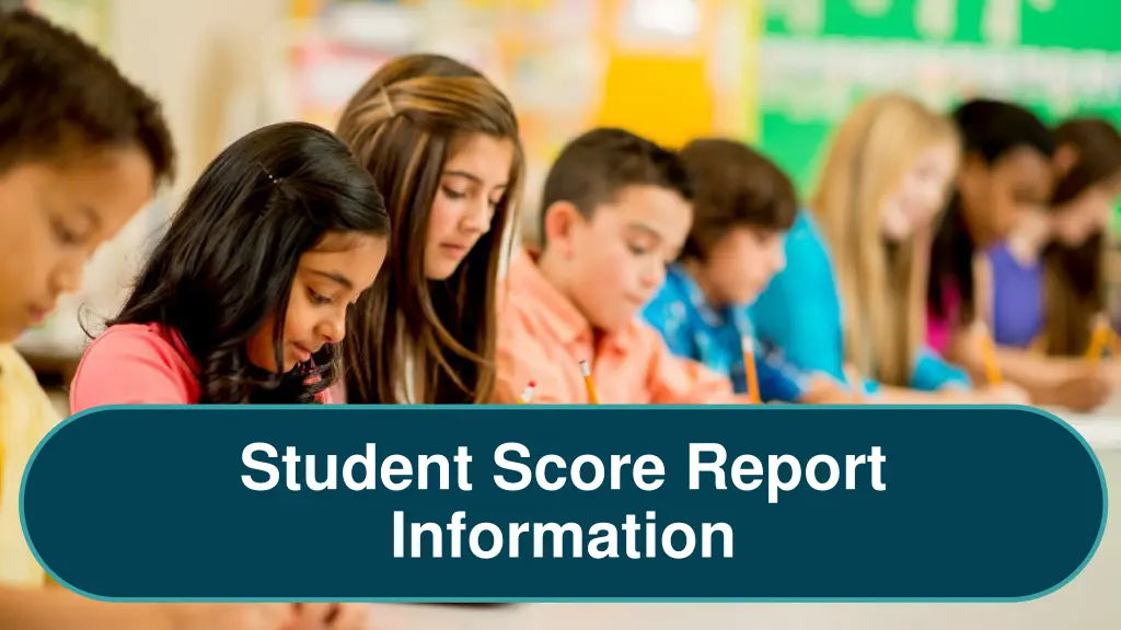 student score report information