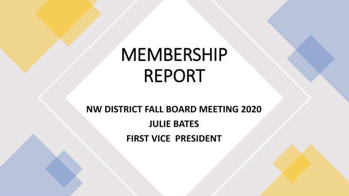 membership membership report report