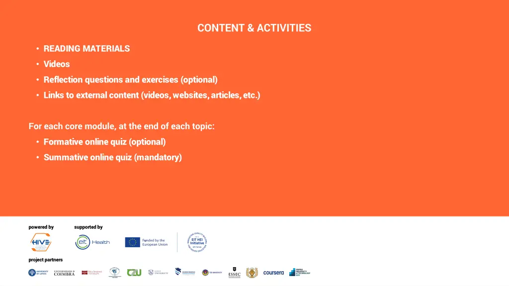 content activities 1