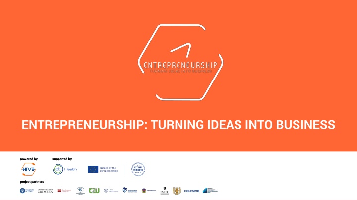 entrepreneurship turning ideas into business