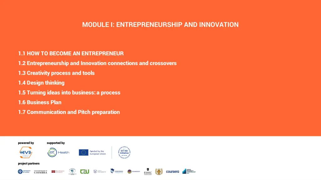 module i entrepreneurship and innovation