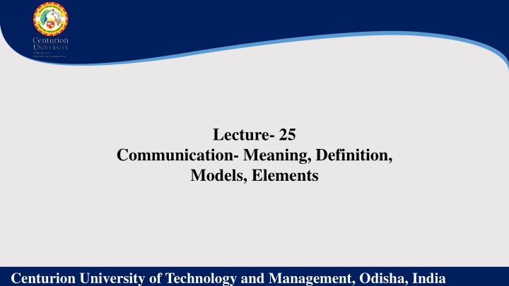 lecture 25