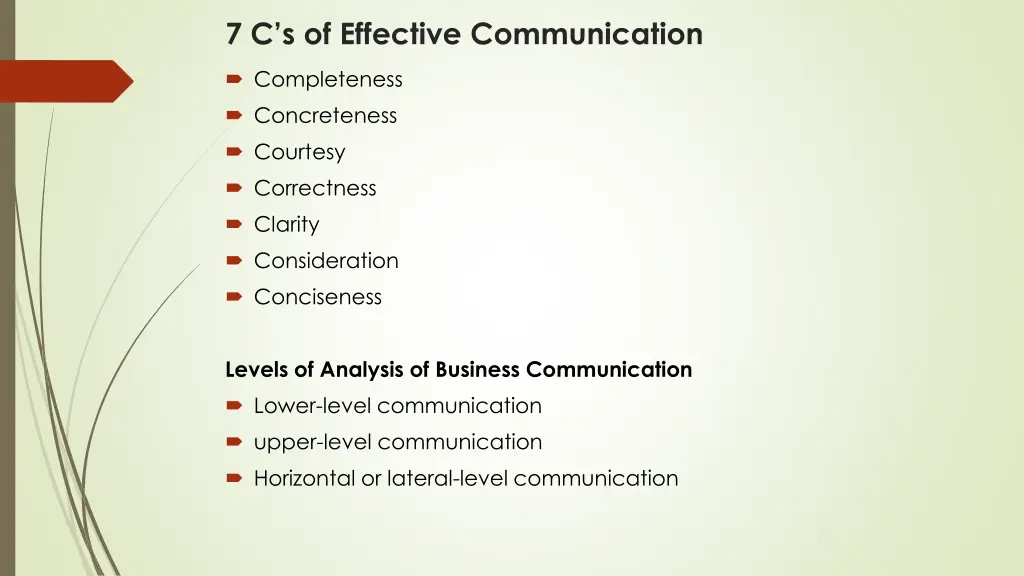 7 c s of effective communication