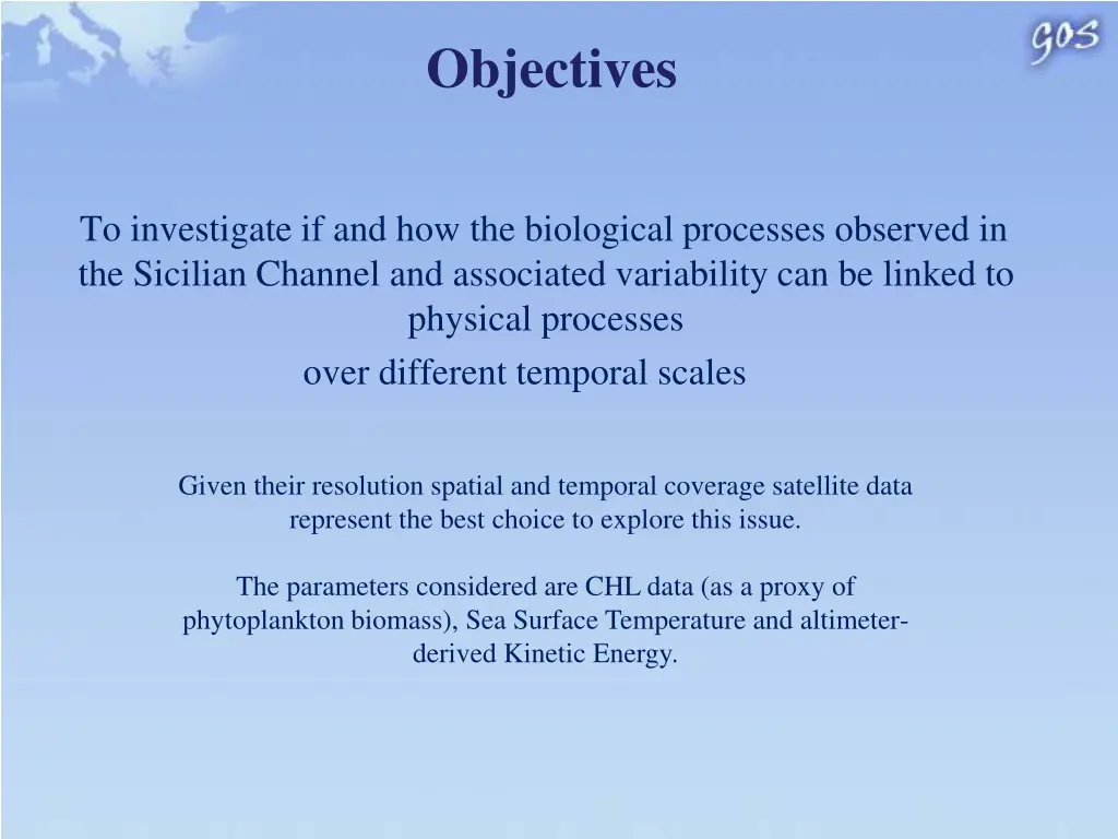objectives