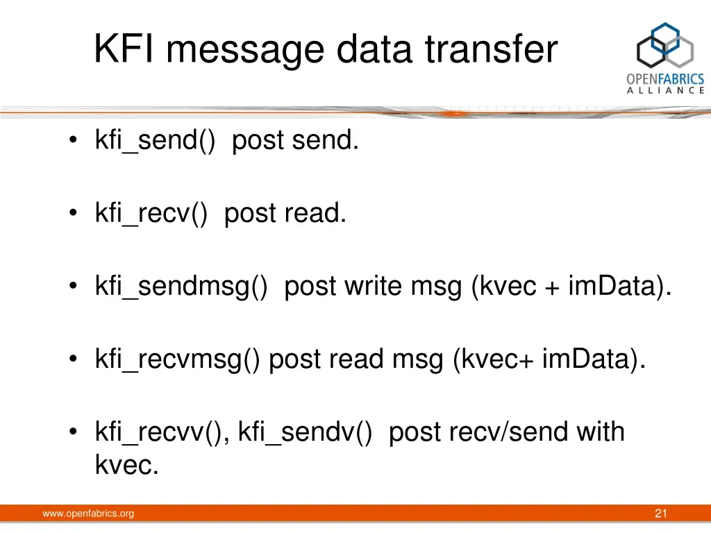 kfi message data transfer 1