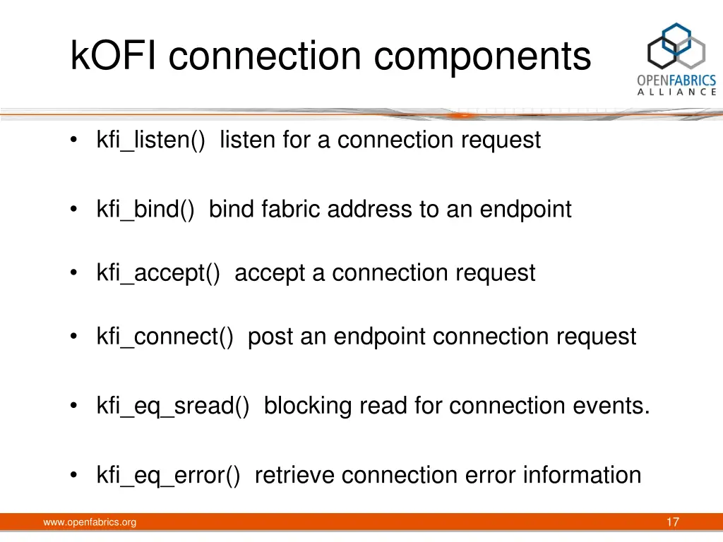 kofi connection components