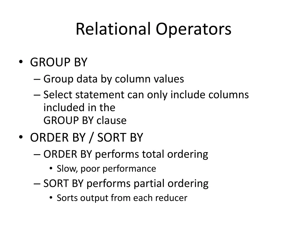 relational operators 1