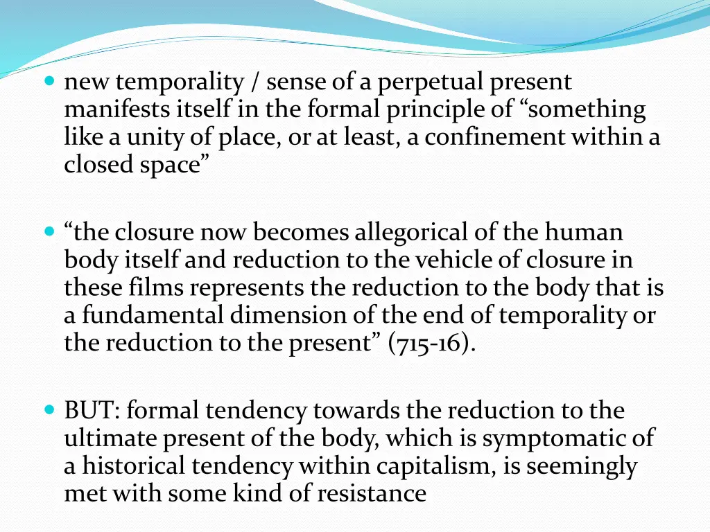 new temporality sense of a perpetual present