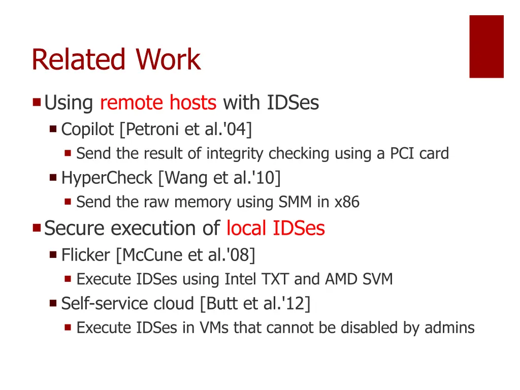 related work
