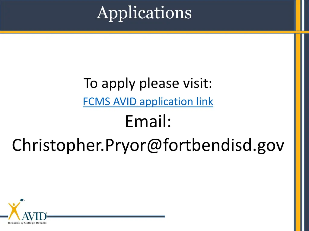 applications