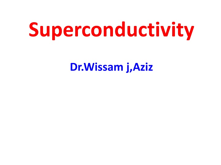 superconductivity