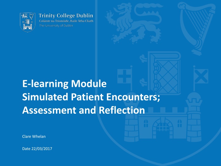 e learning module simulated patient encounters