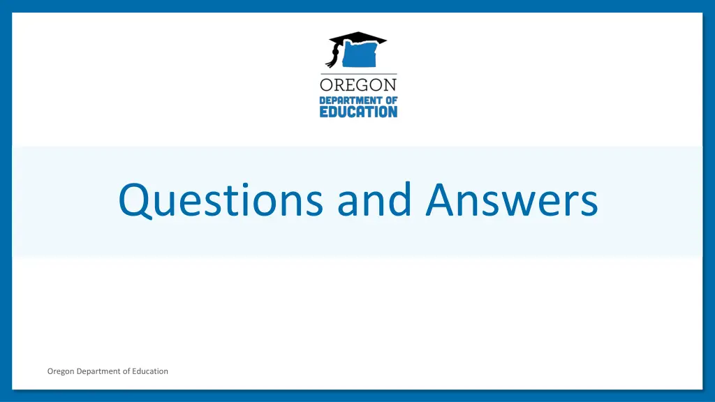 questions and answers