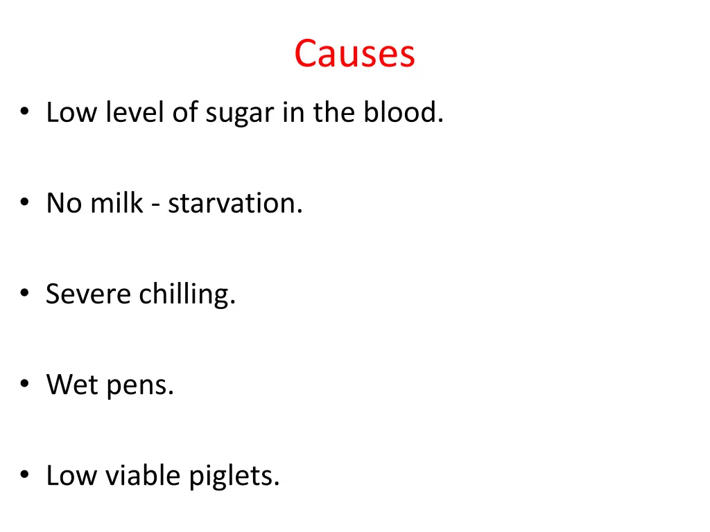 causes