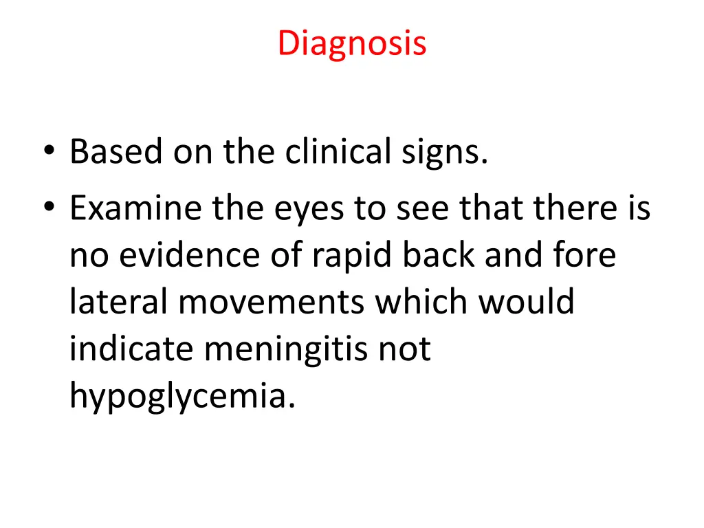 diagnosis