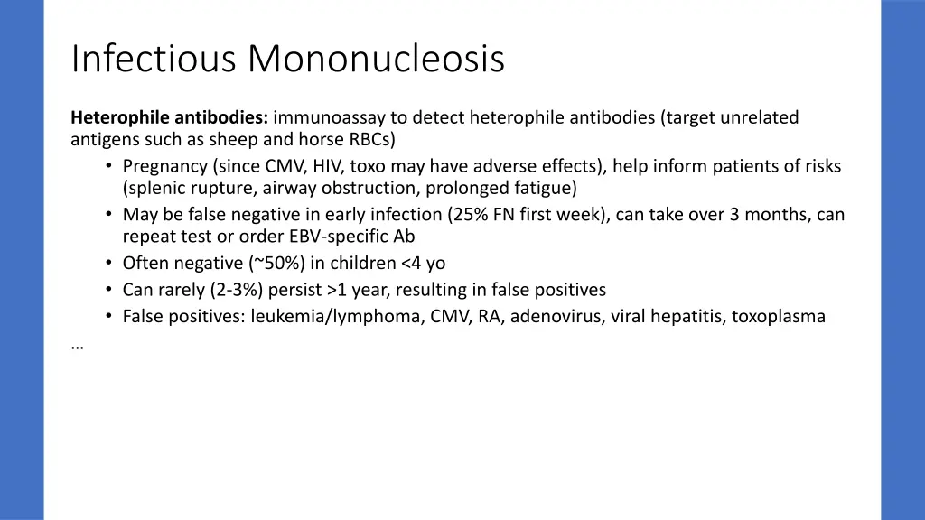 infectious mononucleosis 1
