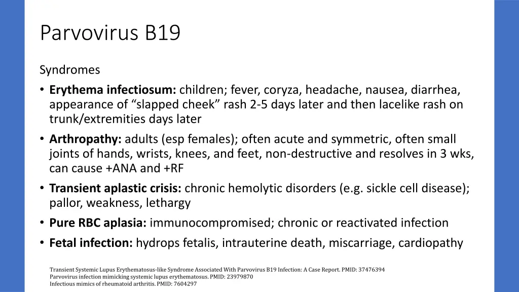 parvovirus b19 1
