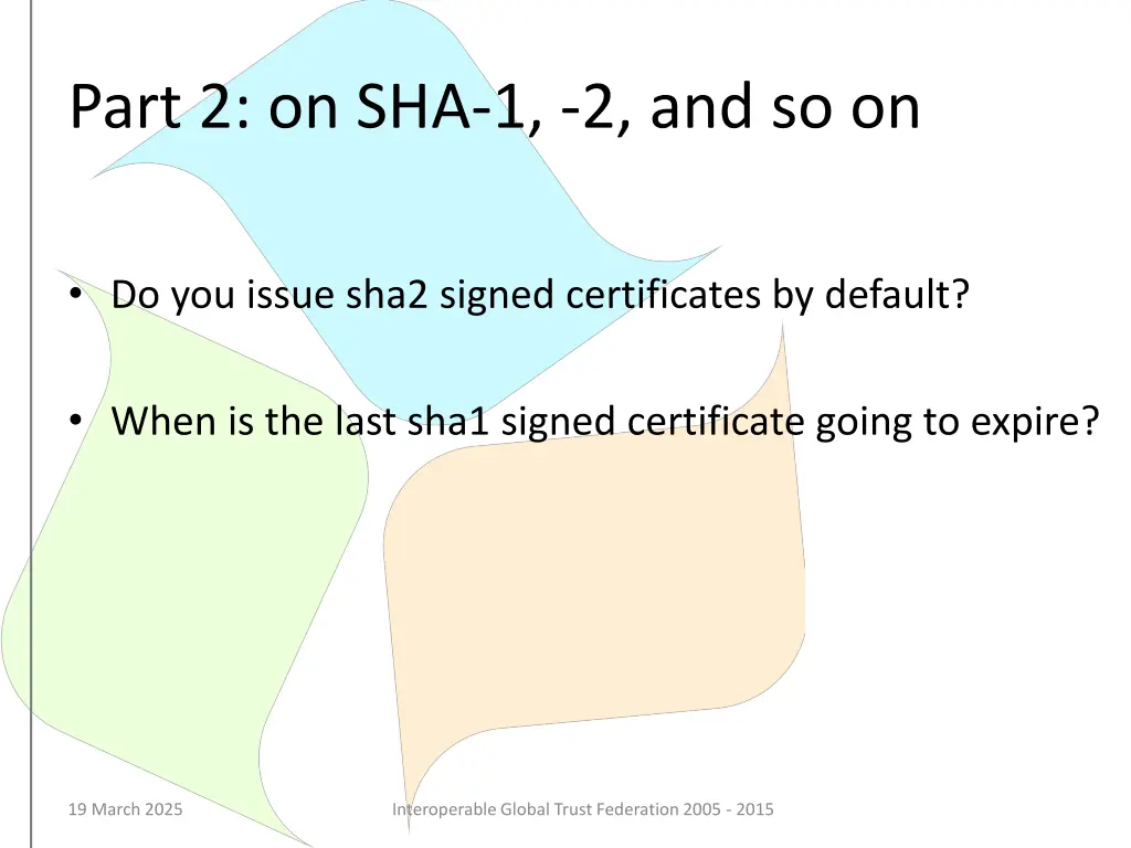 part 2 on sha 1 2 and so on