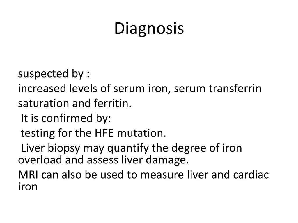 diagnosis