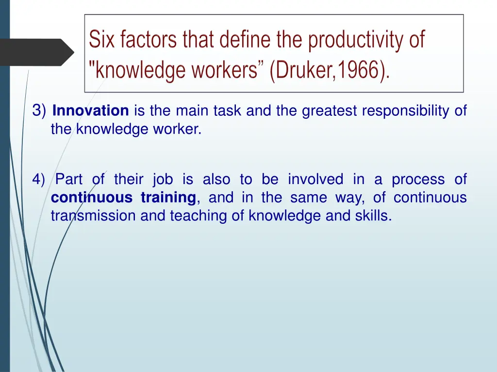 3 innovation is the main task and the greatest