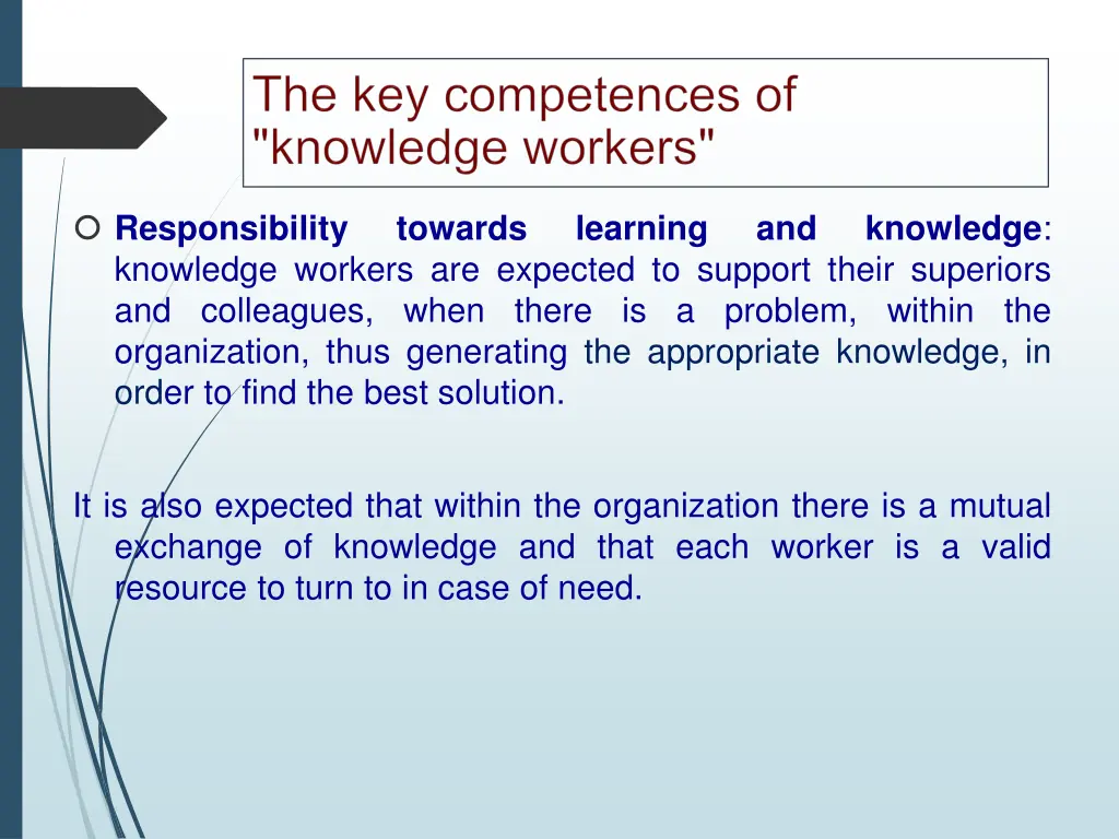 knowledge