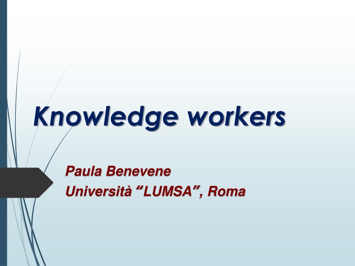 knowledge workers