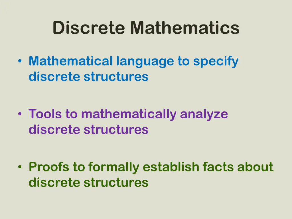 discrete mathematics