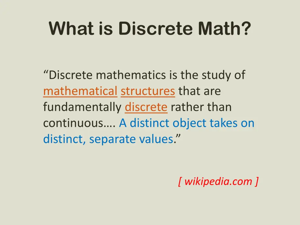 what is discrete math 2