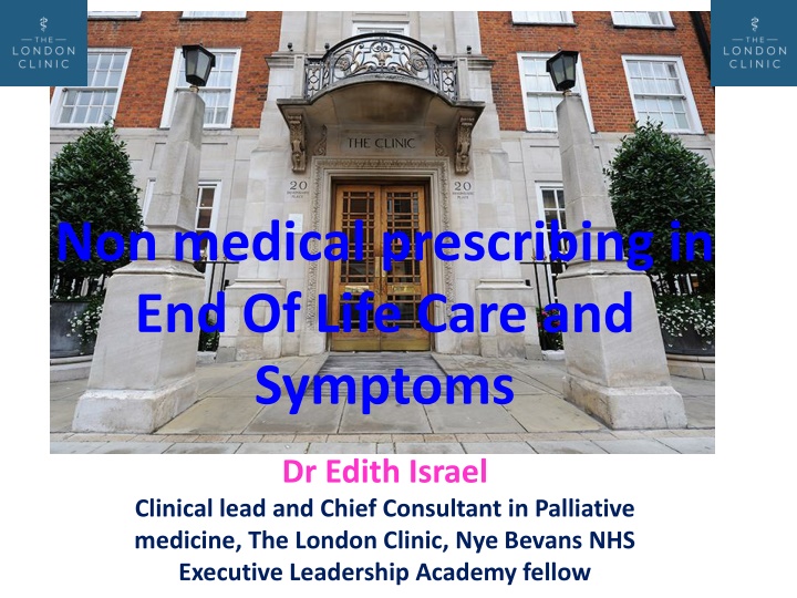non medical prescribing in end of life care