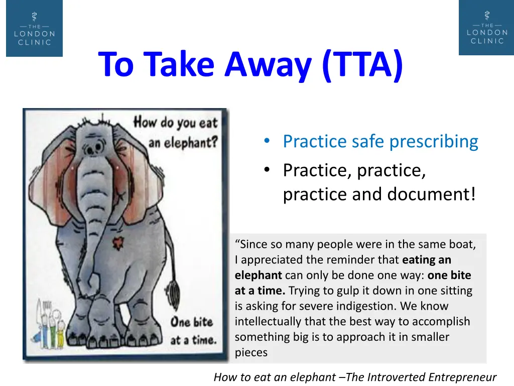 to take away tta