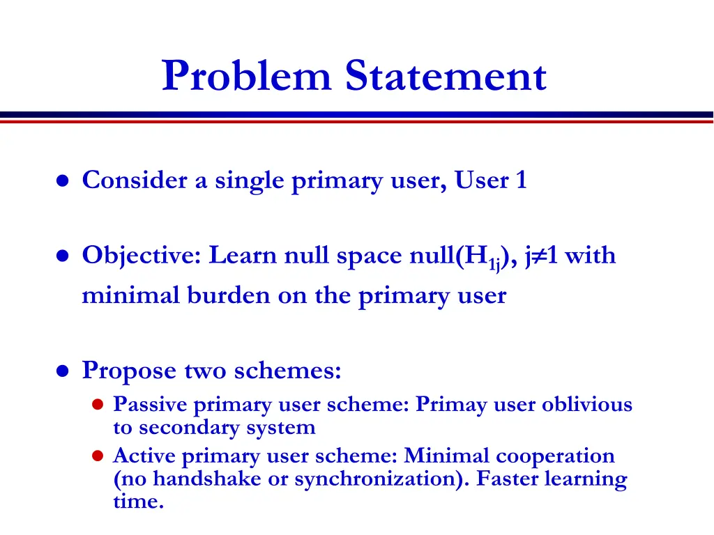 problem statement