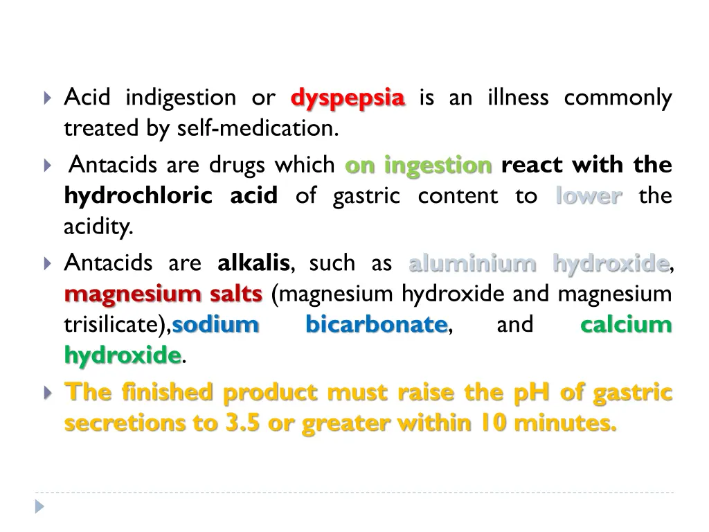 acid indigestion or dyspepsia is an illness