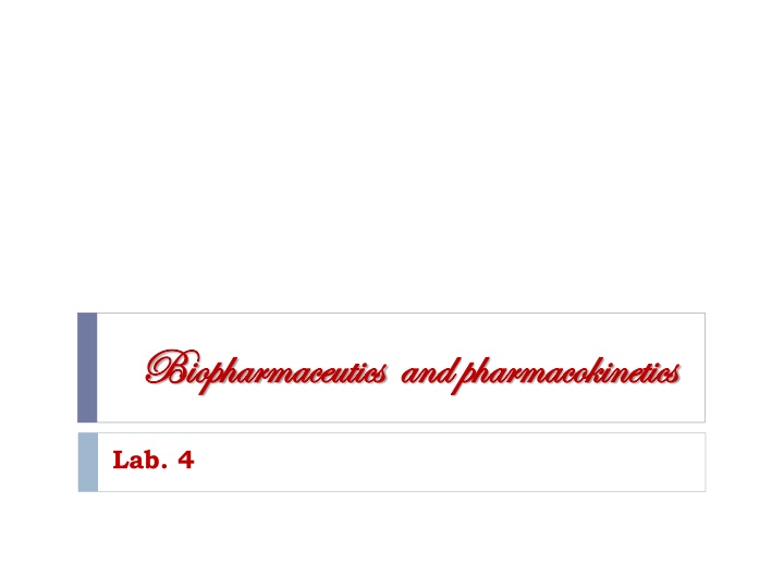 biopharmaceutics biopharmaceutics