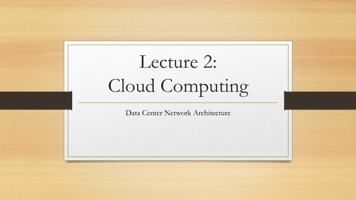 lecture 2 cloud computing