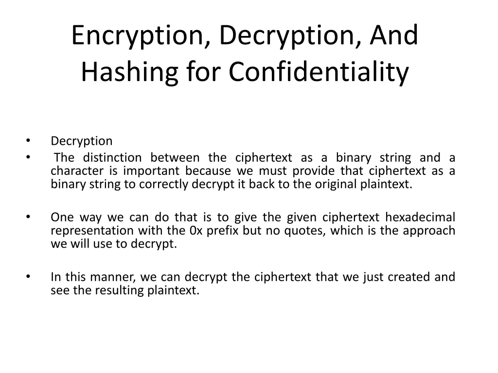encryption decryption and hashing 13