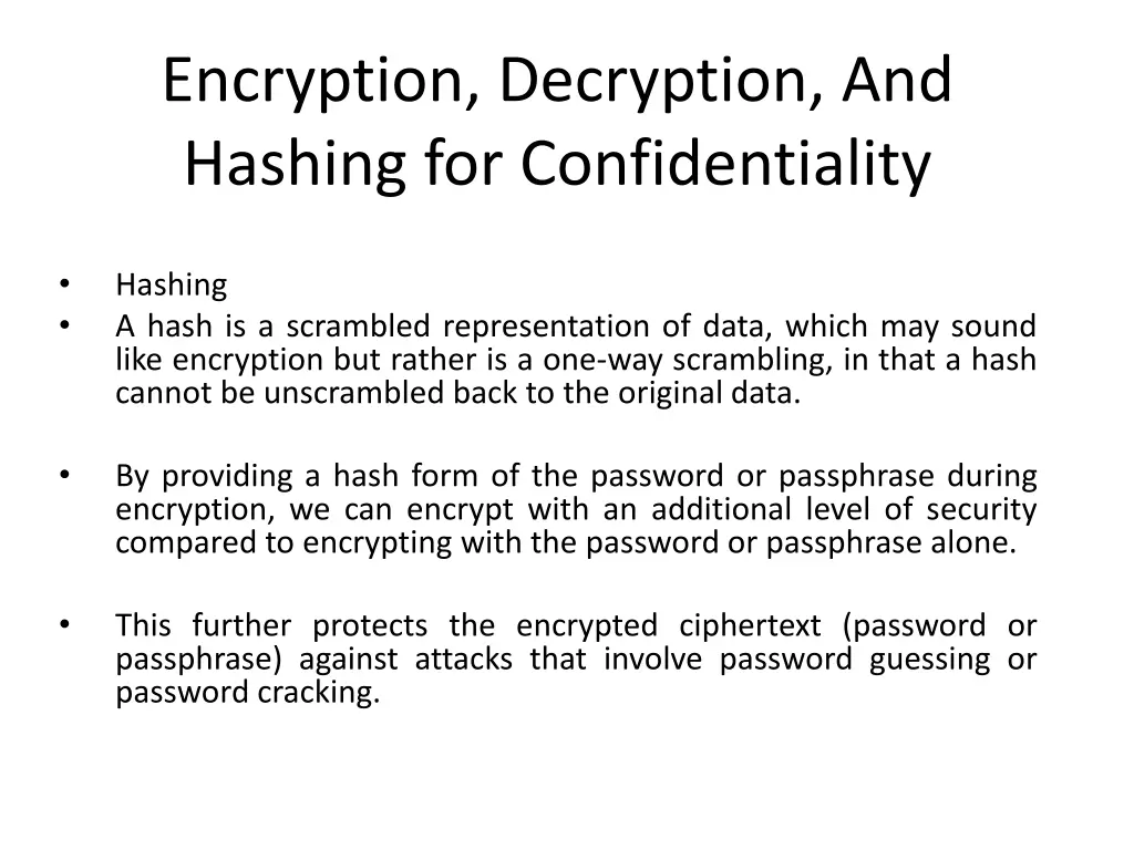 encryption decryption and hashing 17