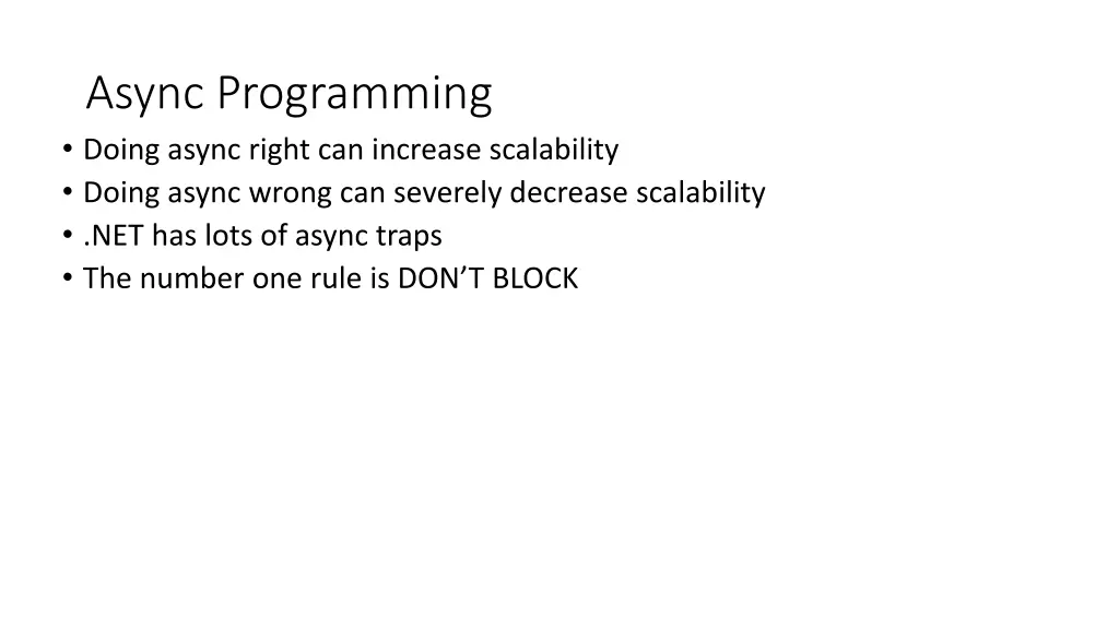 async programming doing async right can increase
