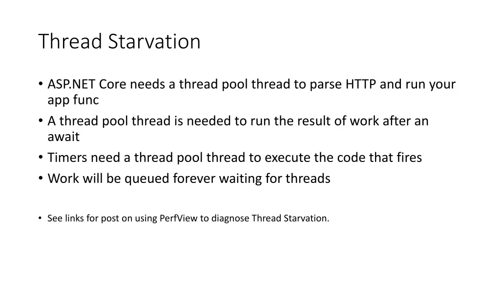 thread starvation