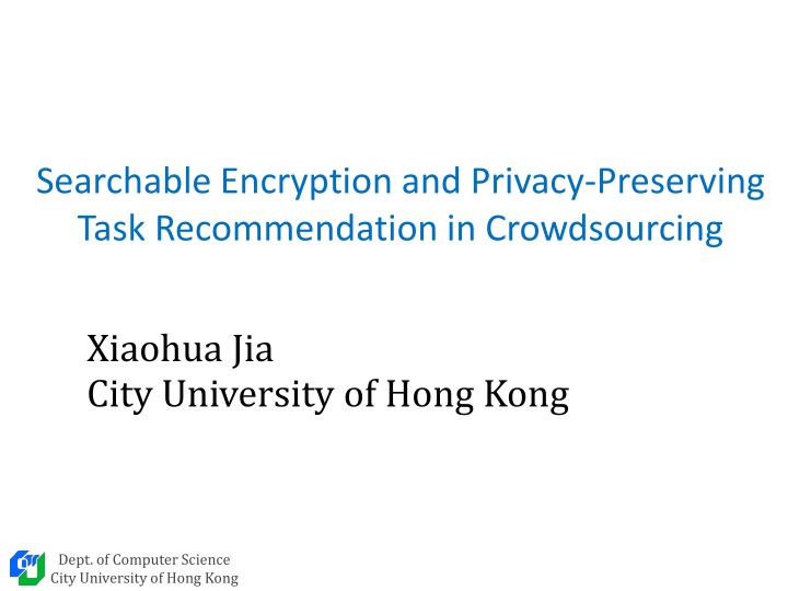 searchable encryption and privacy preserving task