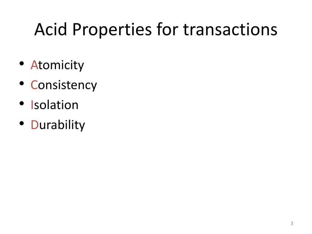 acid properties for transactions