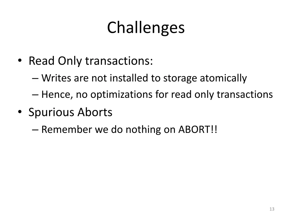 challenges