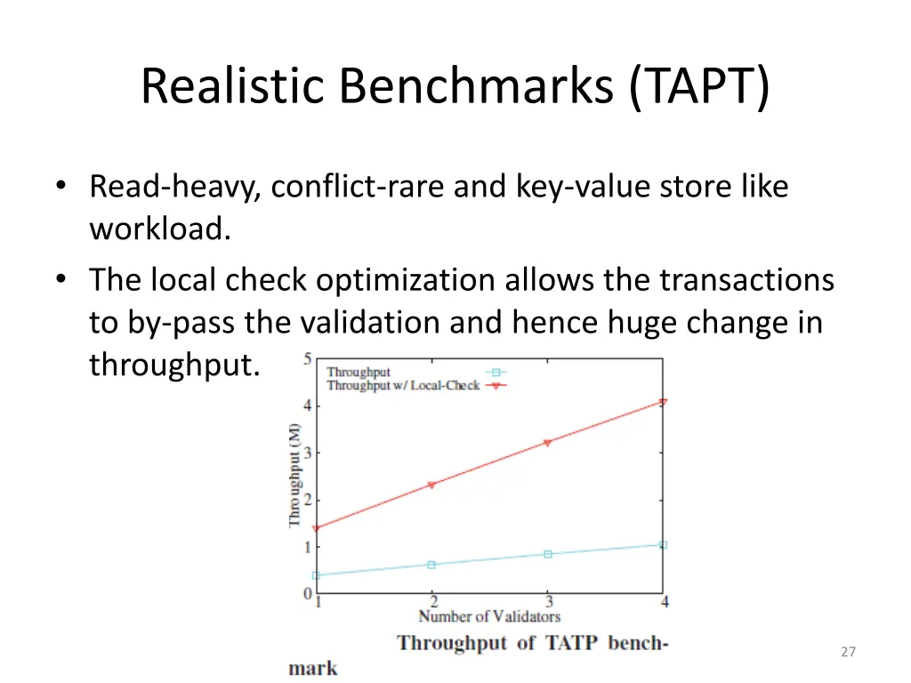 realistic benchmarks tapt
