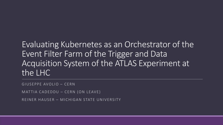 evaluating kubernetes as an orchestrator
