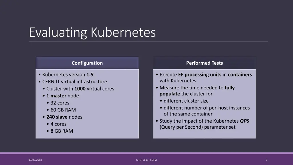 evaluating kubernetes